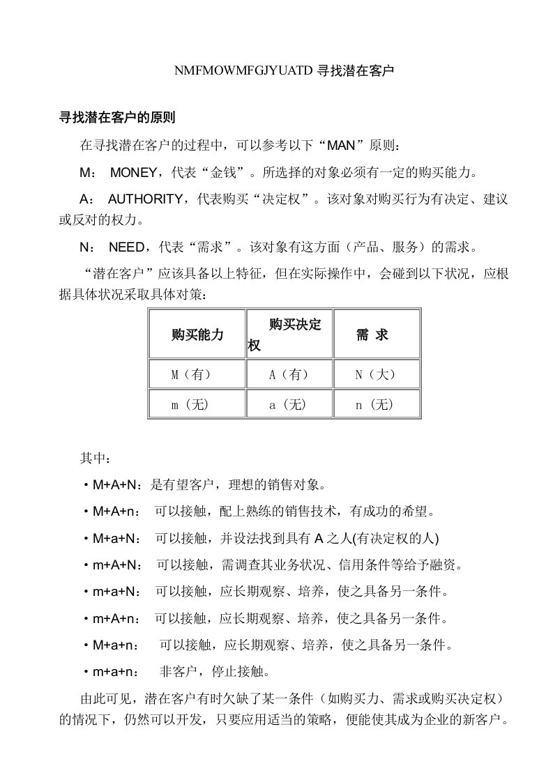 寻找潜在客户(1)