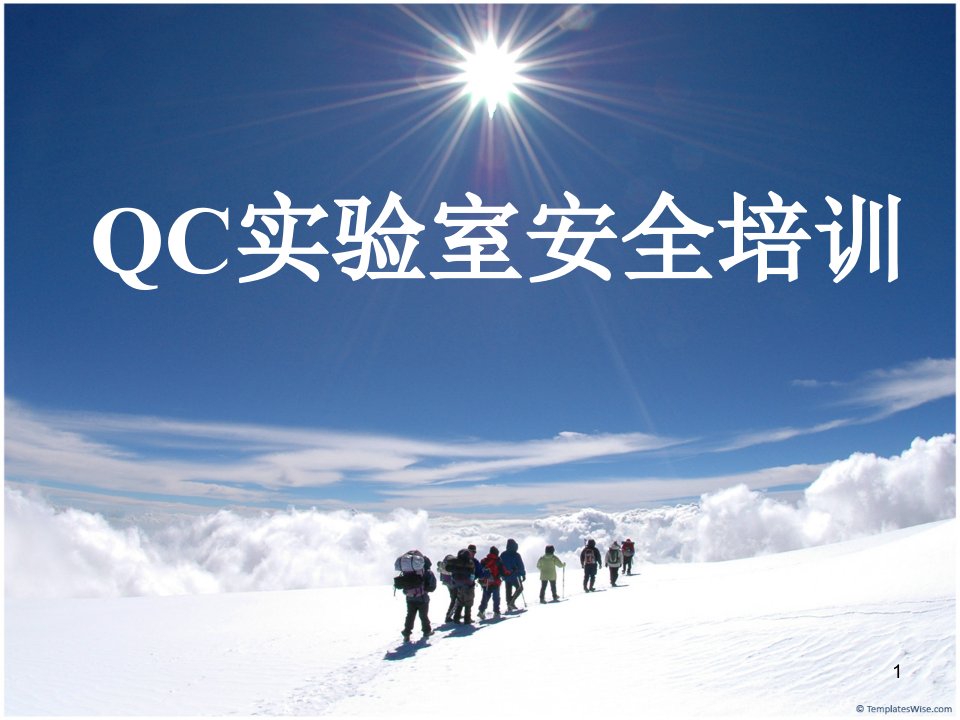 QC实验室安全培训