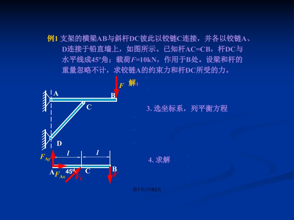 工程力学期末复习题及参考资料