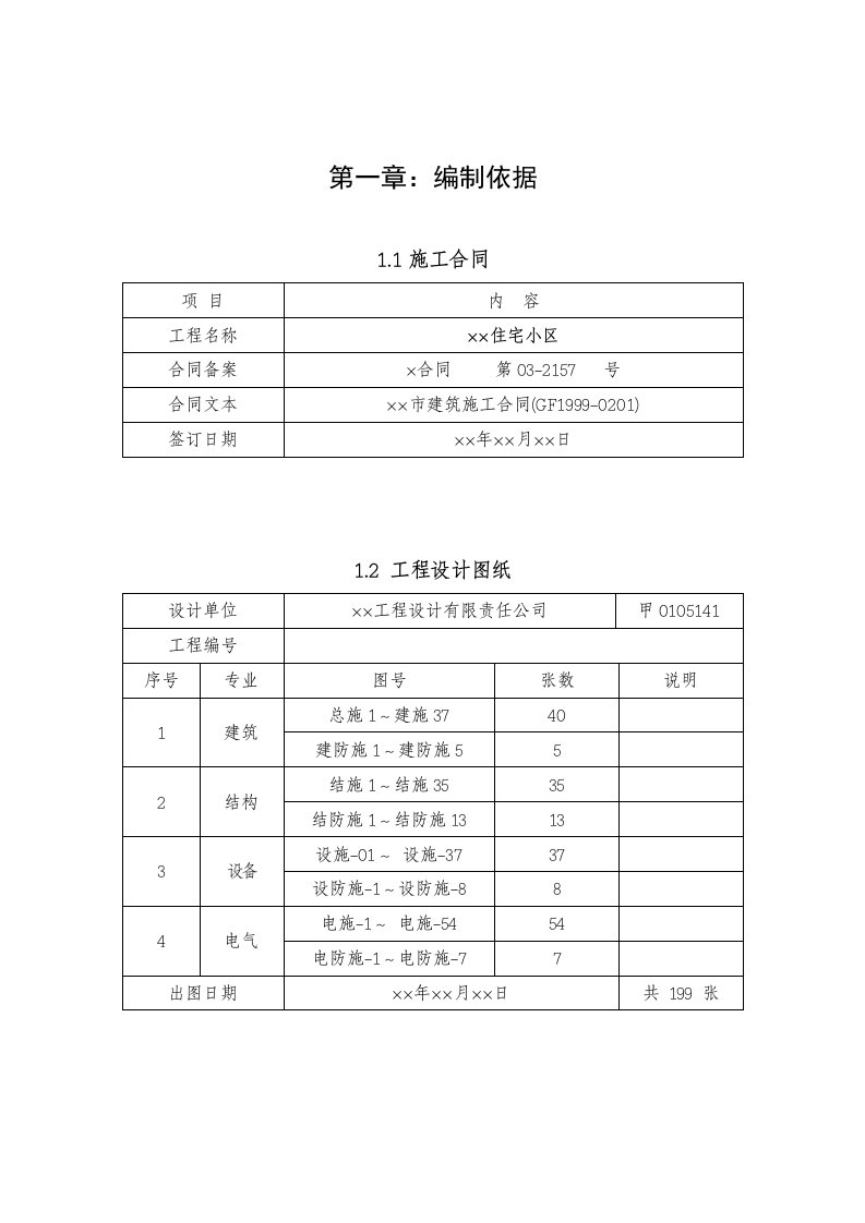 建筑工程管理-施工组织设计正文