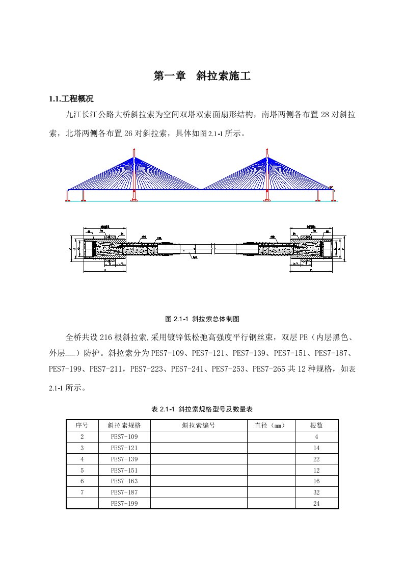 斜拉索施工方案