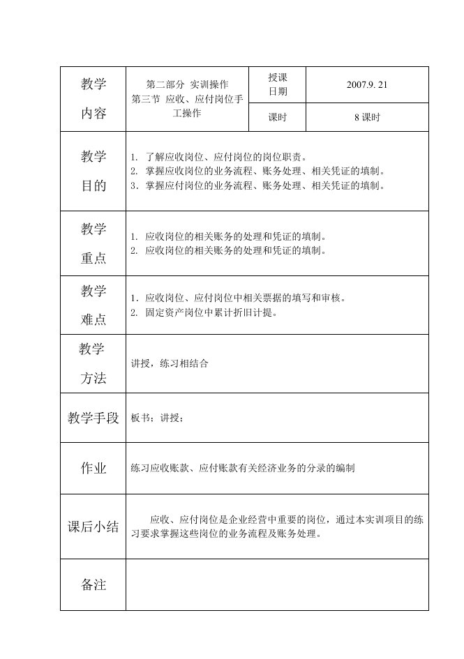 会计学习资料-应收应付