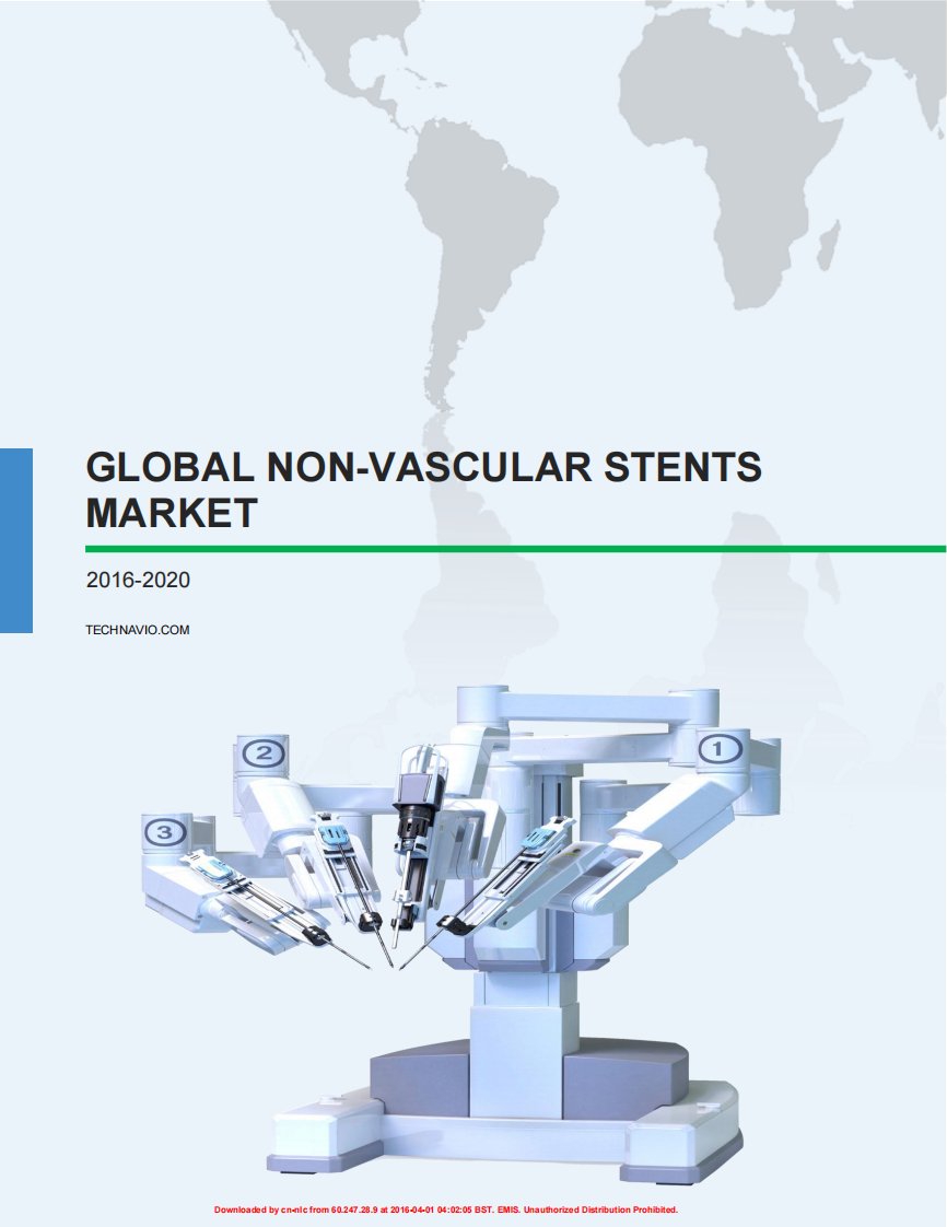 2016-2020全球非血管支架市场行情