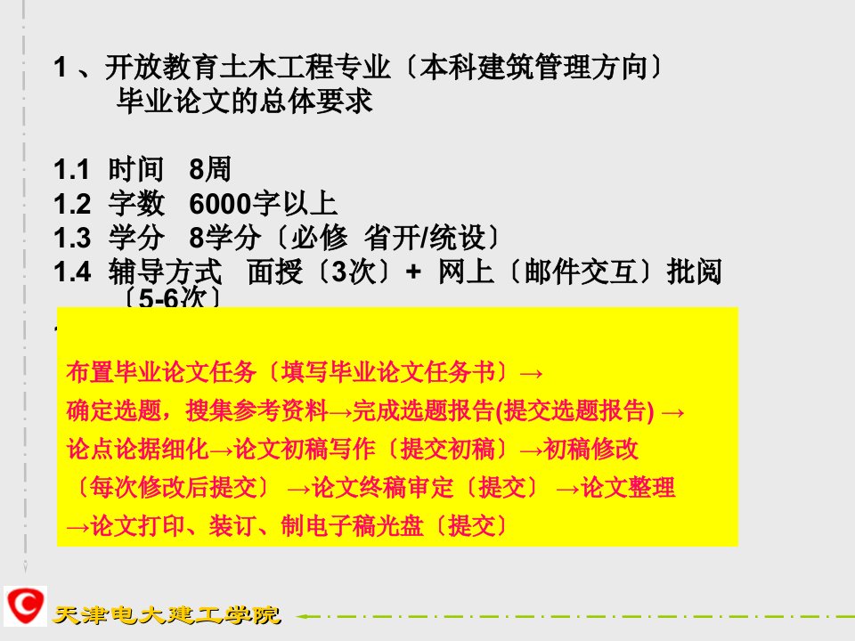 中央电大土木工程专业毕业设计论文答辩主持人网上培训