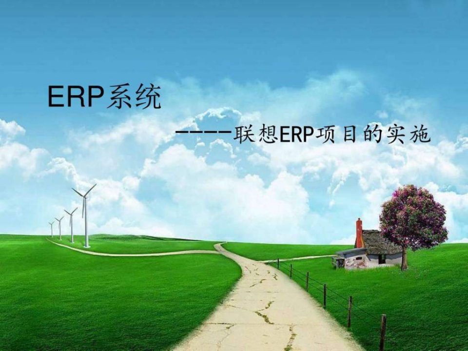 管理信息系统案例-ERP系统分析(以联想为例)