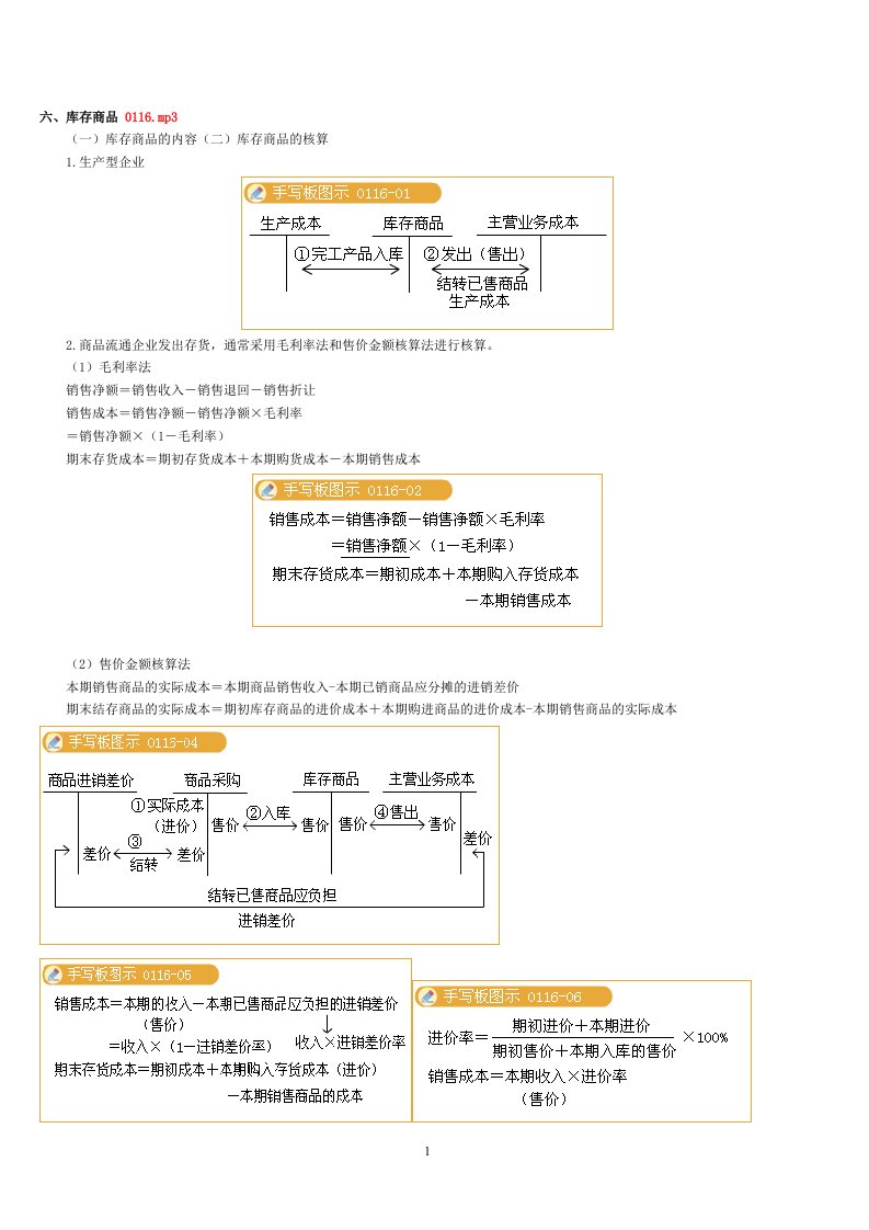 初级会计实务讲义第一章