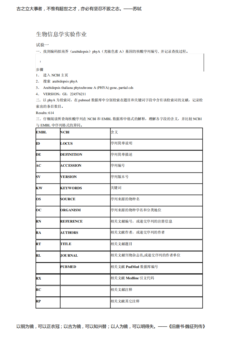 生物信息学作业1.doc