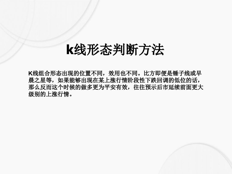 炒白银技巧之k线形态判断方法