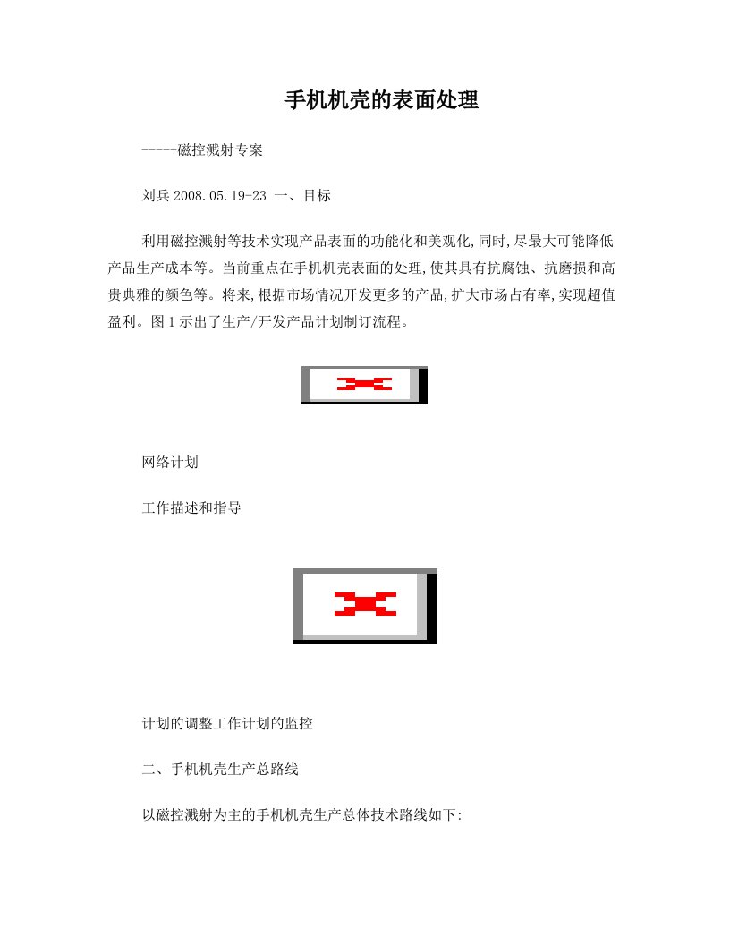 手机机壳的表面处理(磁控溅射专案)0