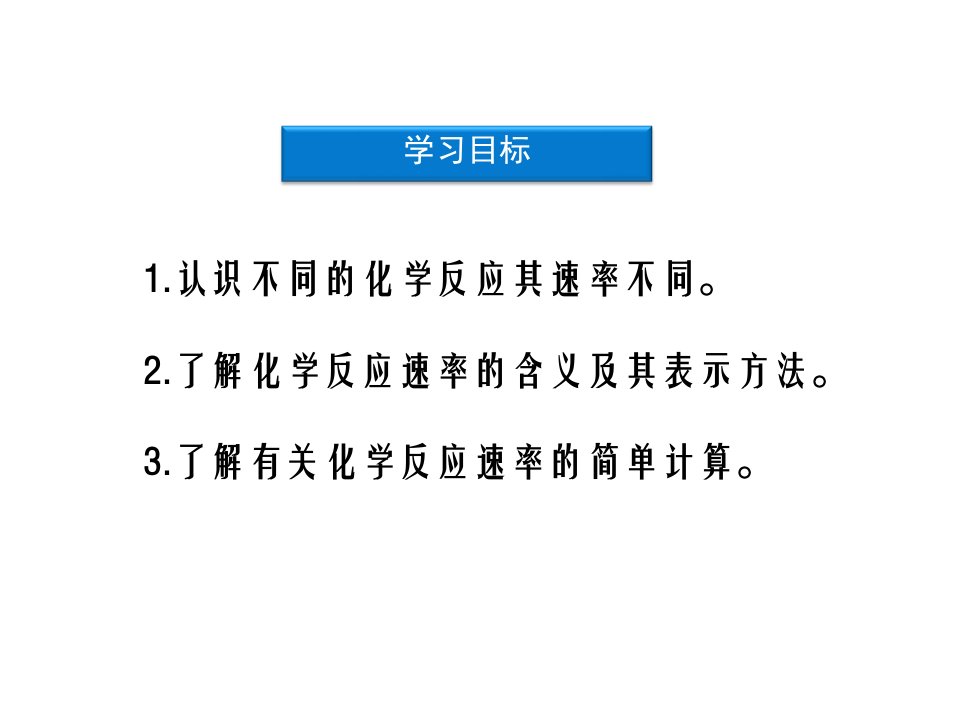 化学反应的速率和限度精品课件