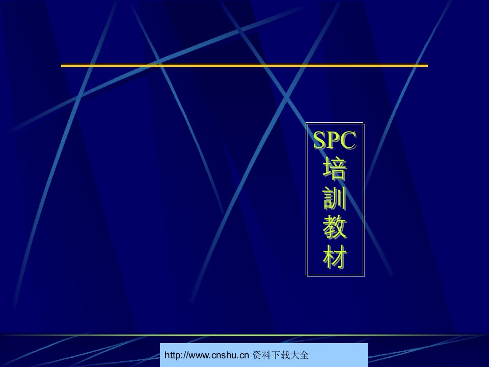 SPC培訓教材--慧质蓝欣(1)