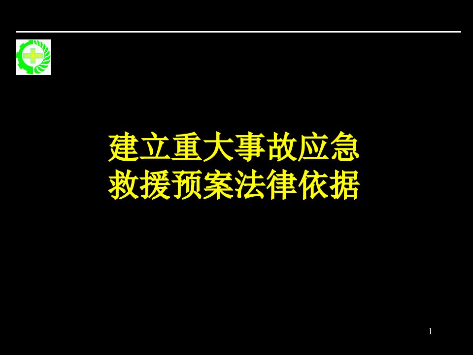 重大生产安全事故应急救援系统(改)