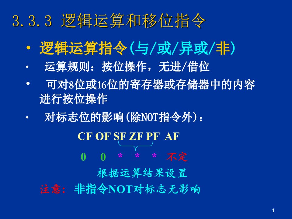 《微型计算机原理与接口技术》第3章