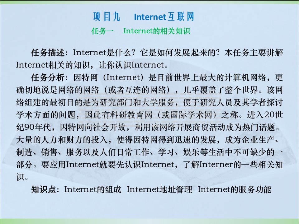 《Internet互联网》PPT课件