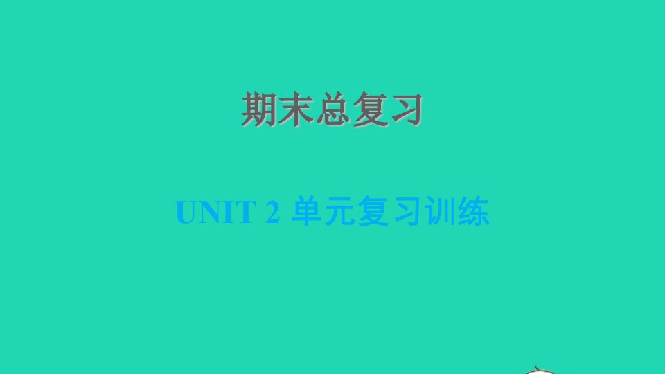 2021七年级英语上册期末总复习Unit2ColoursandClothes习题课件新版冀教版