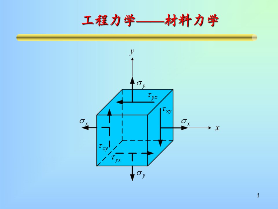 拉压-轴力与轴力图以及横截面上应力计算