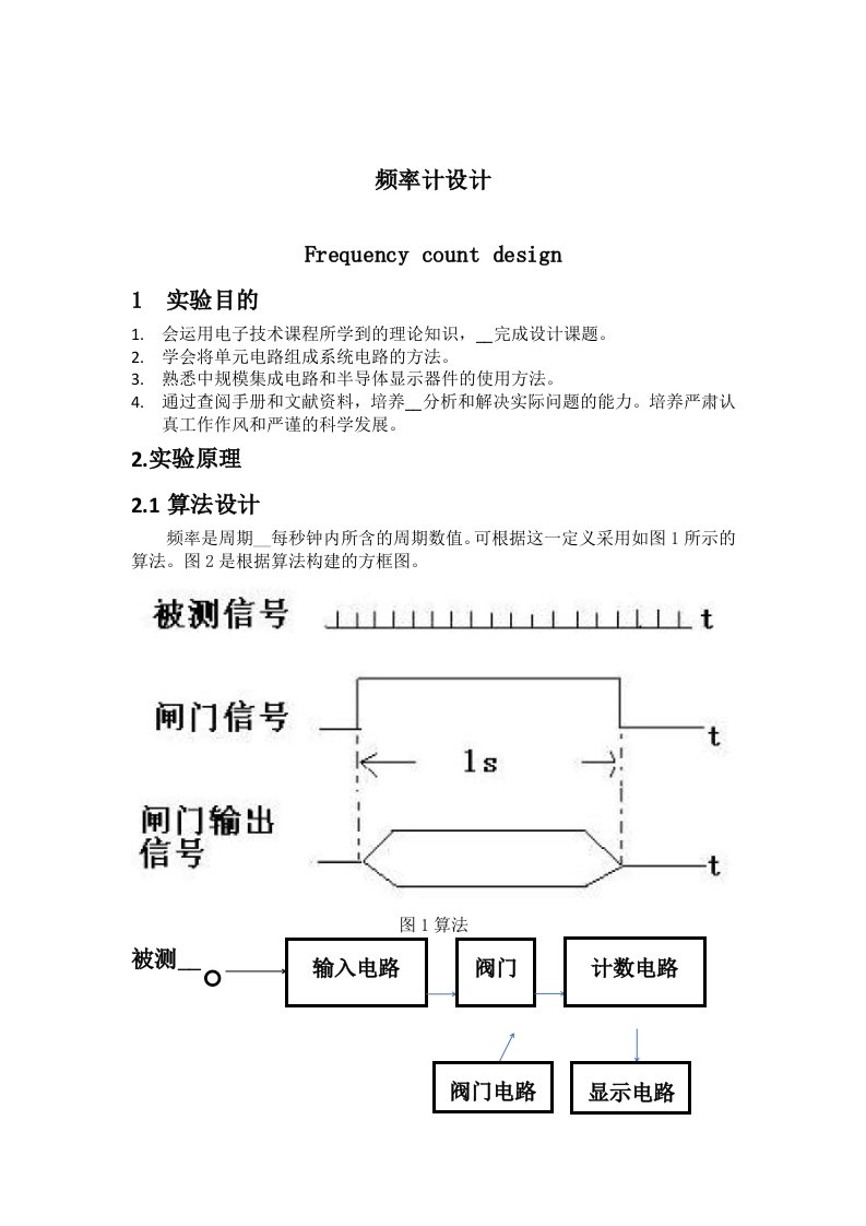 频率计设计proteus仿真