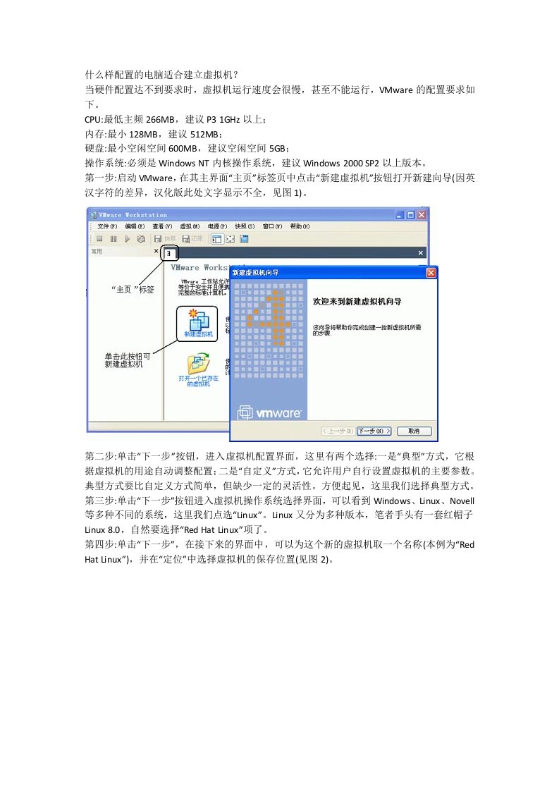 VMware运行LINUX(图解教程)