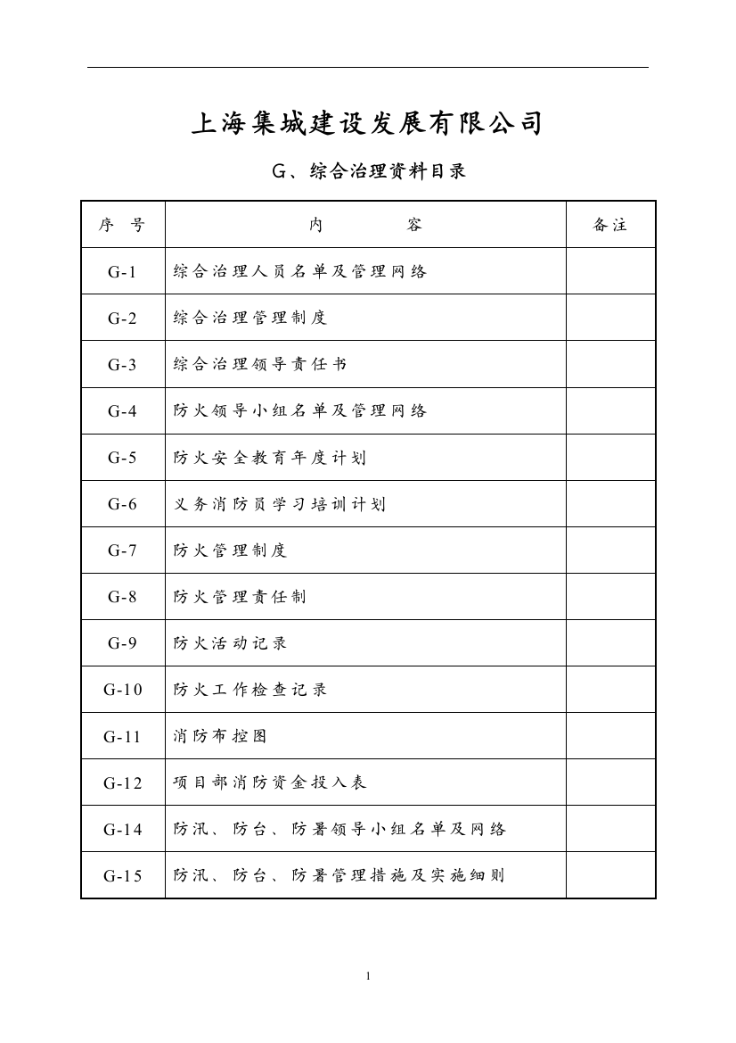 方案、预案—--综合治理人员及管理网络全套