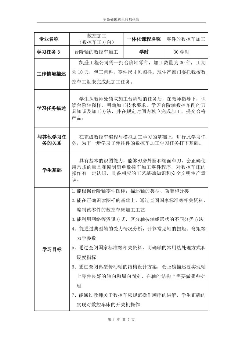 机电技师学院专业带头人教学