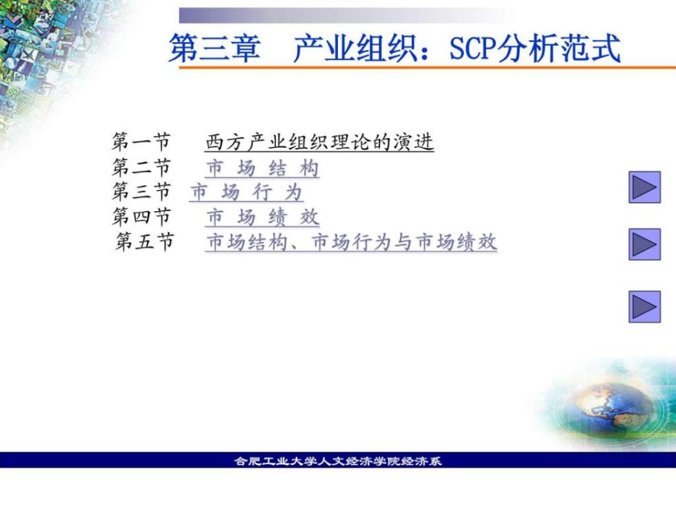 【学习课件】第三章产业组织SCP分析范式