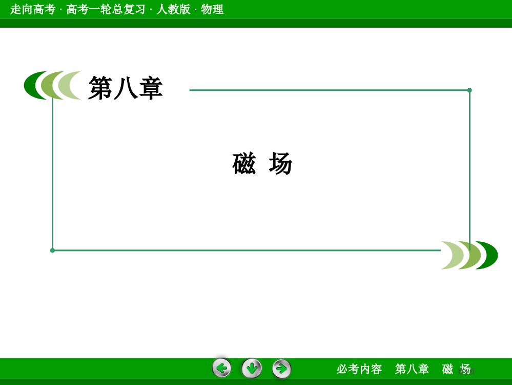 年最新高中物理精品教学磁场对电流的作用张公开课一等奖优质课大赛微课获奖课件