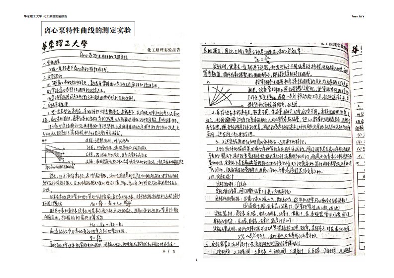 化工原理实验报告