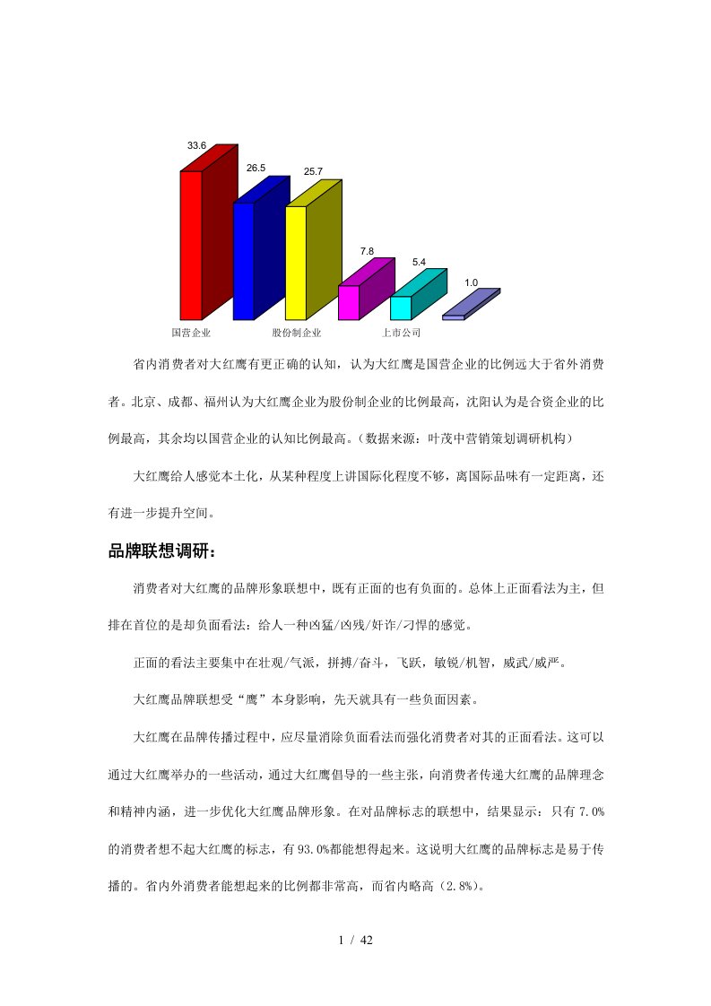 大红鹰品牌营销方案研讨