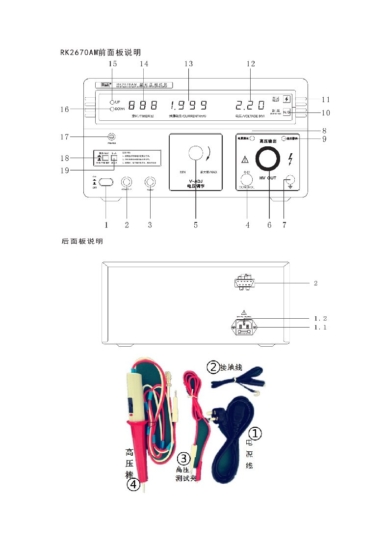 RK2670AM型耐压测试仪