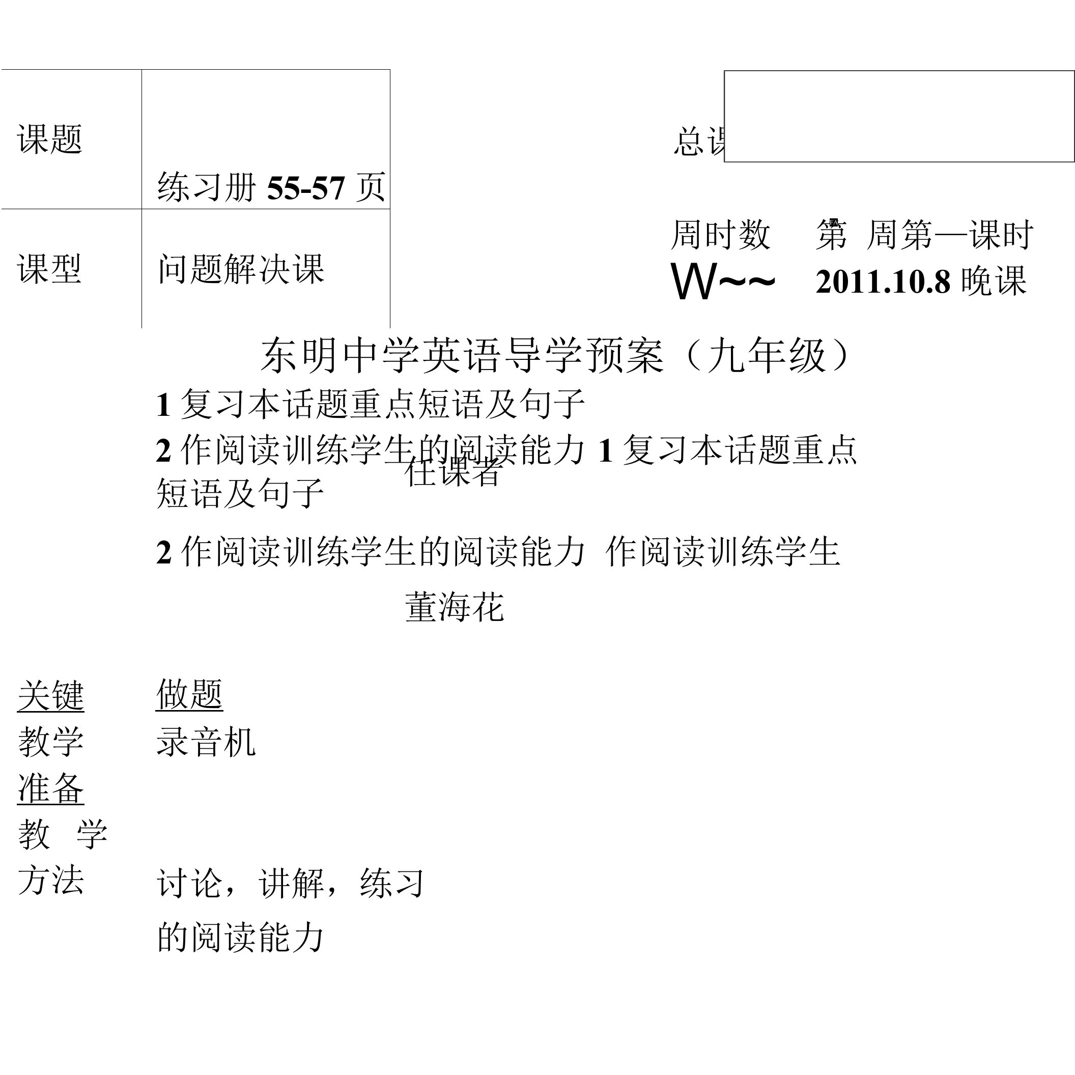 921晚课预案