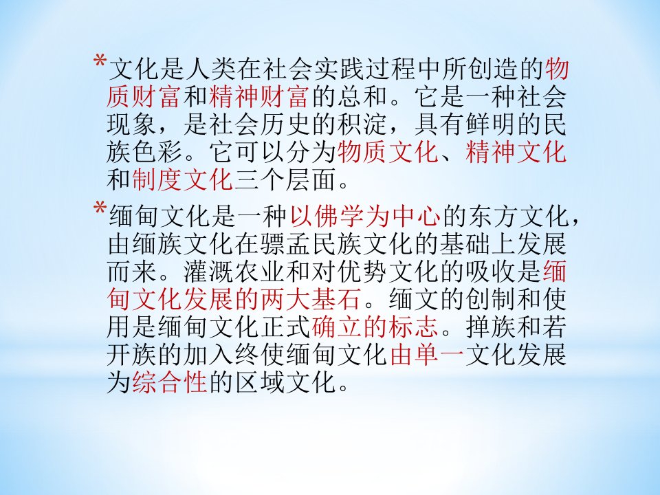 缅甸文化的历史形成课件