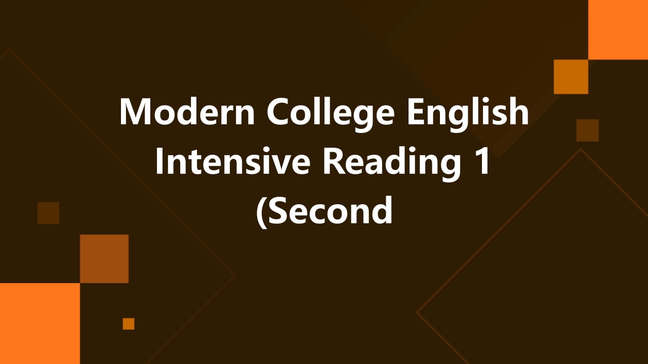 现代大学英语精读1(第二版)WordStudy