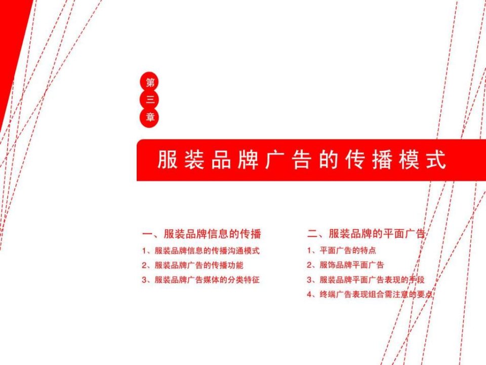 【学习课件】第3章服装品牌广告的传播模式