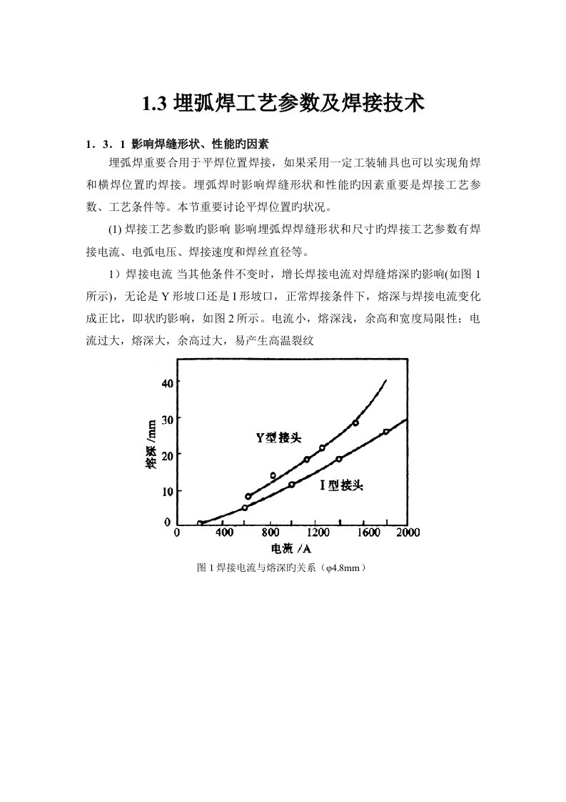 埋弧焊标准工艺参数及焊接重点技术