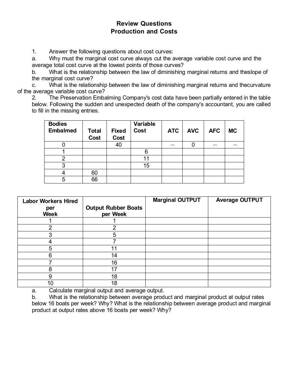 Worksheet