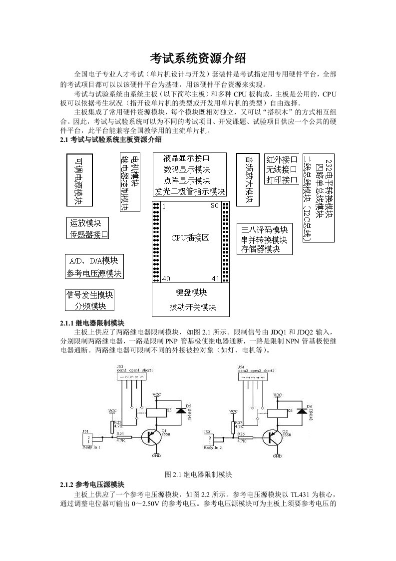 全国电子专业人才考试系统资源介绍