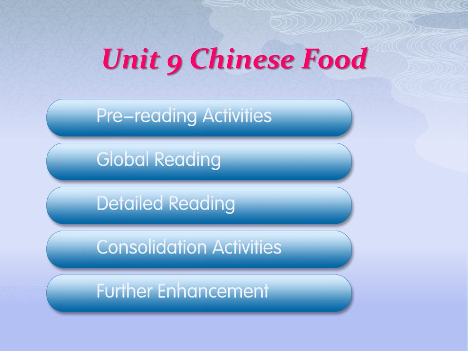 Unit9ChineseFood综合教程三