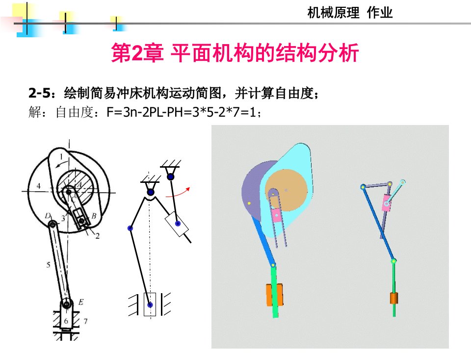 机械原理课后习题答案