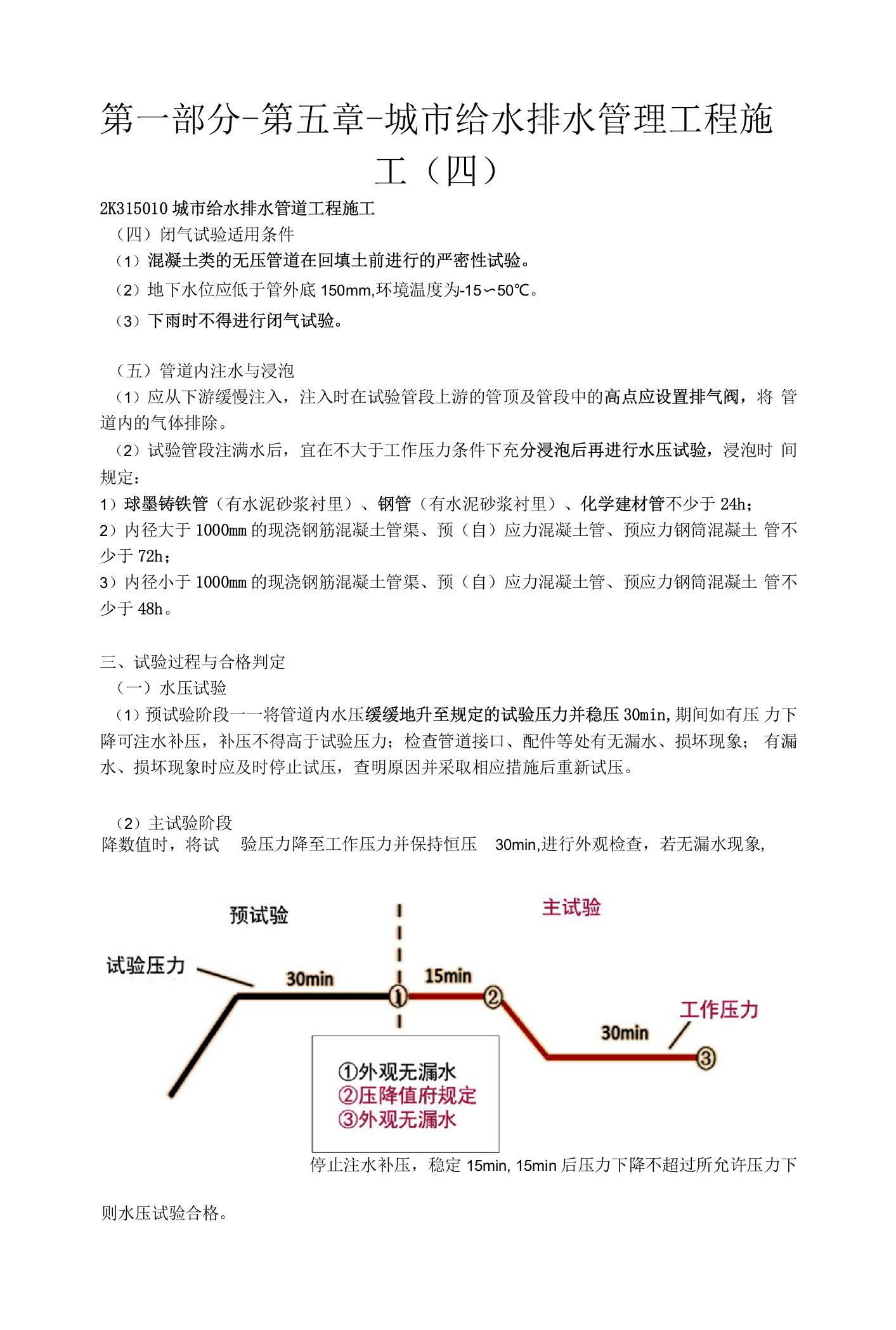 2022年二级建造师市政精讲-第一部分-第五章-城市给水排水管理工程施工（四）