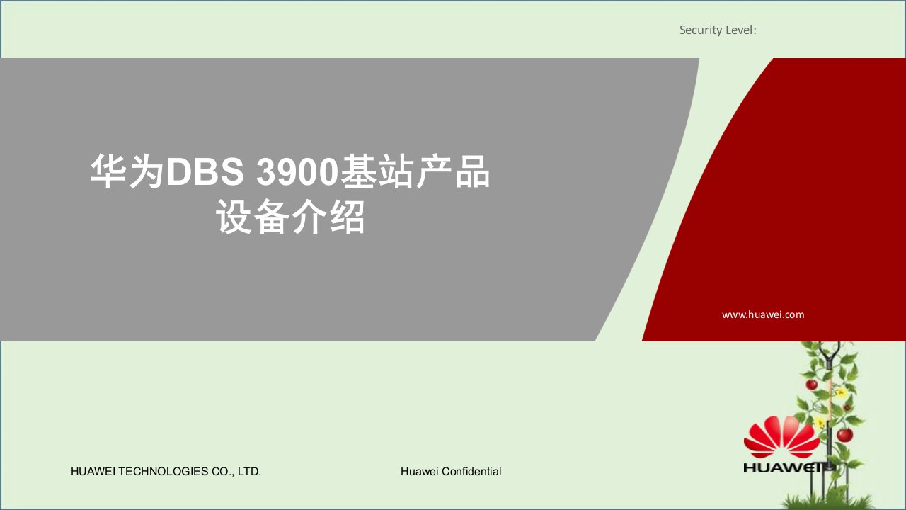 华为DBS3900基站设备介绍