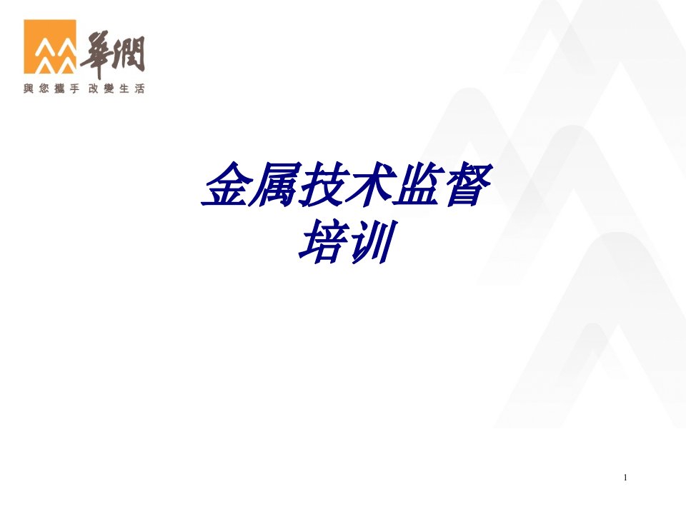 金属技术监督培训专题培训ppt课件