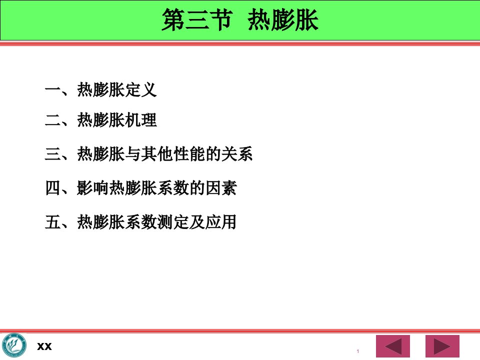 材料物理第三节热膨胀ppt课件