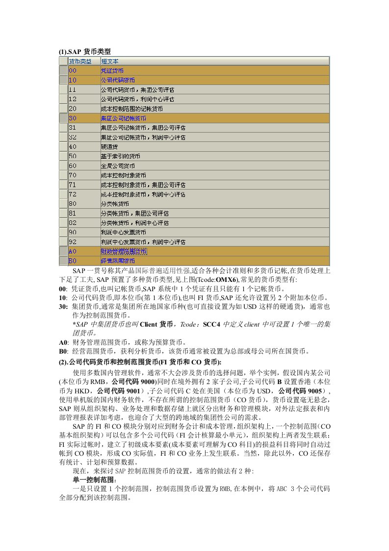 (1)SAP货币类型-word资料(精)