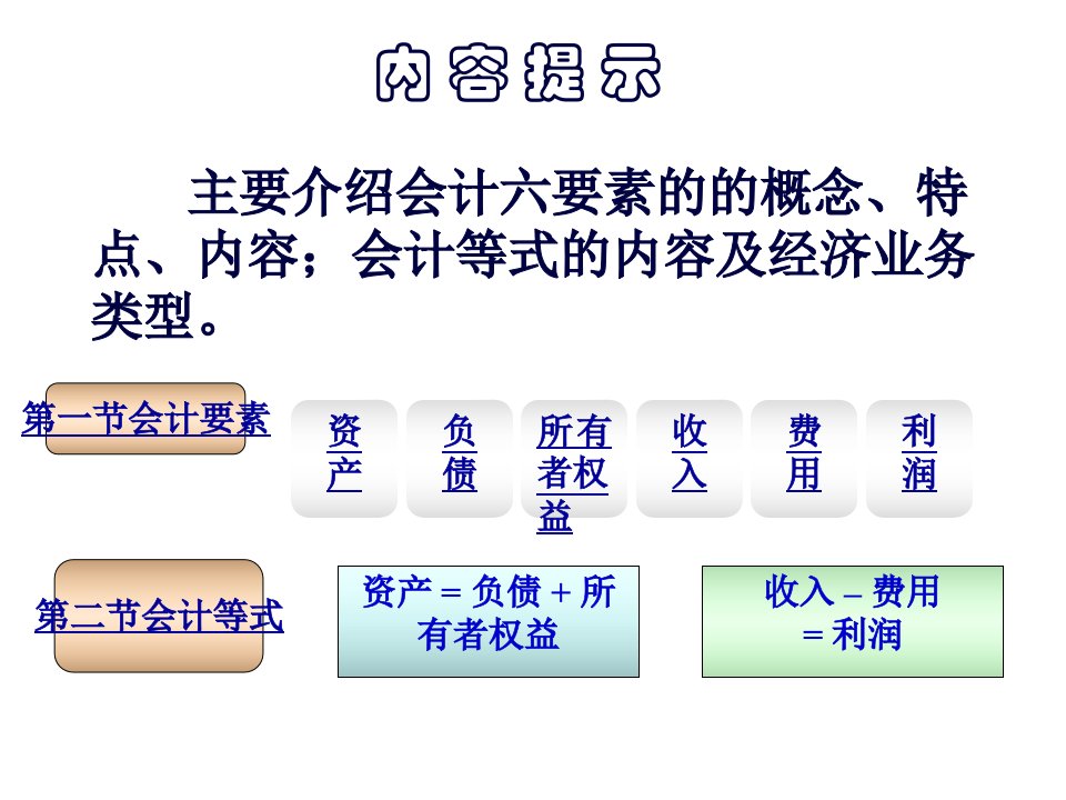 会计要素整合64页PPT