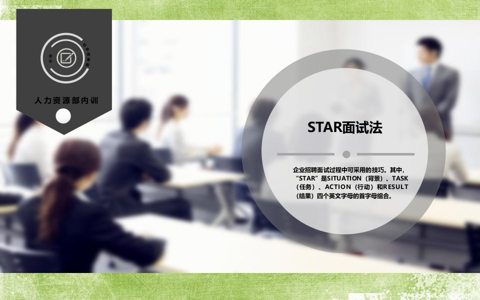 面试技巧-STAR面试法ppt