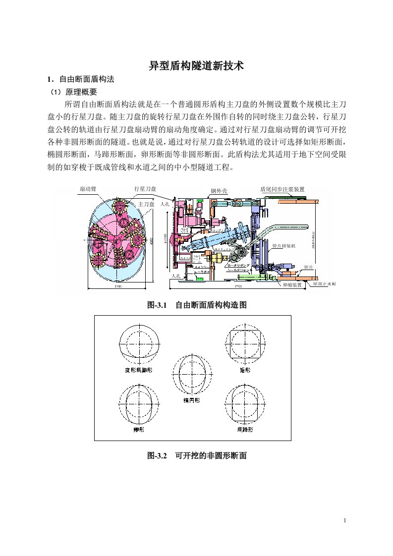 异型盾构隧道新技术