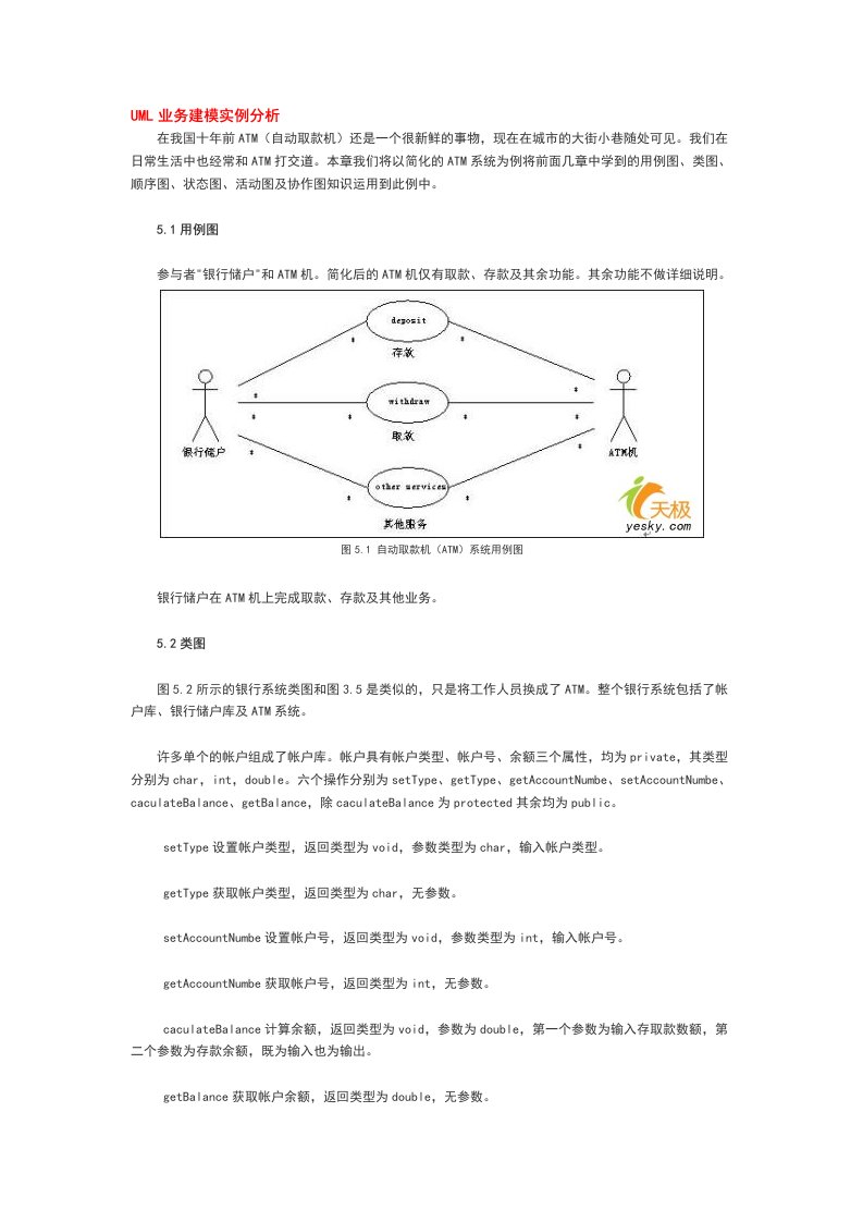 uml业务建模实例分析