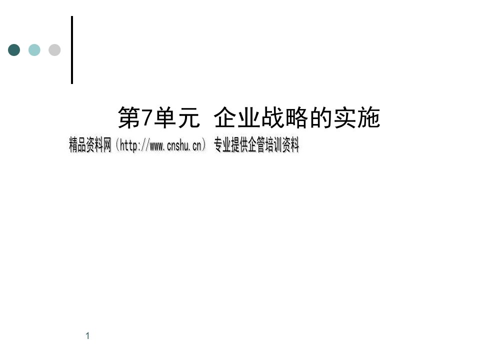 企业文化与战略实施