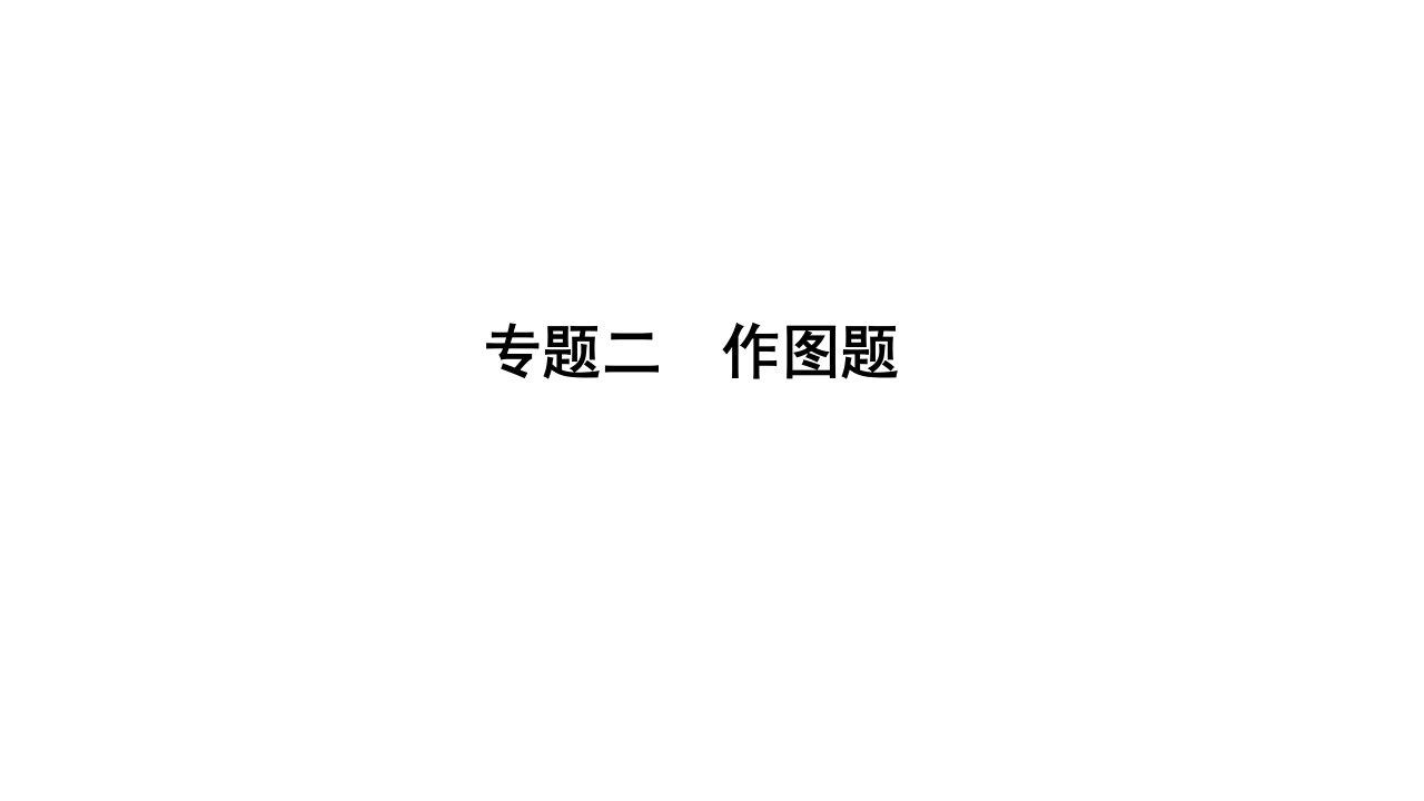 河南省中考物理专题复习二