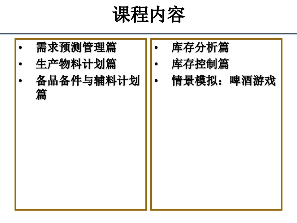 精选物料管理与库存控制